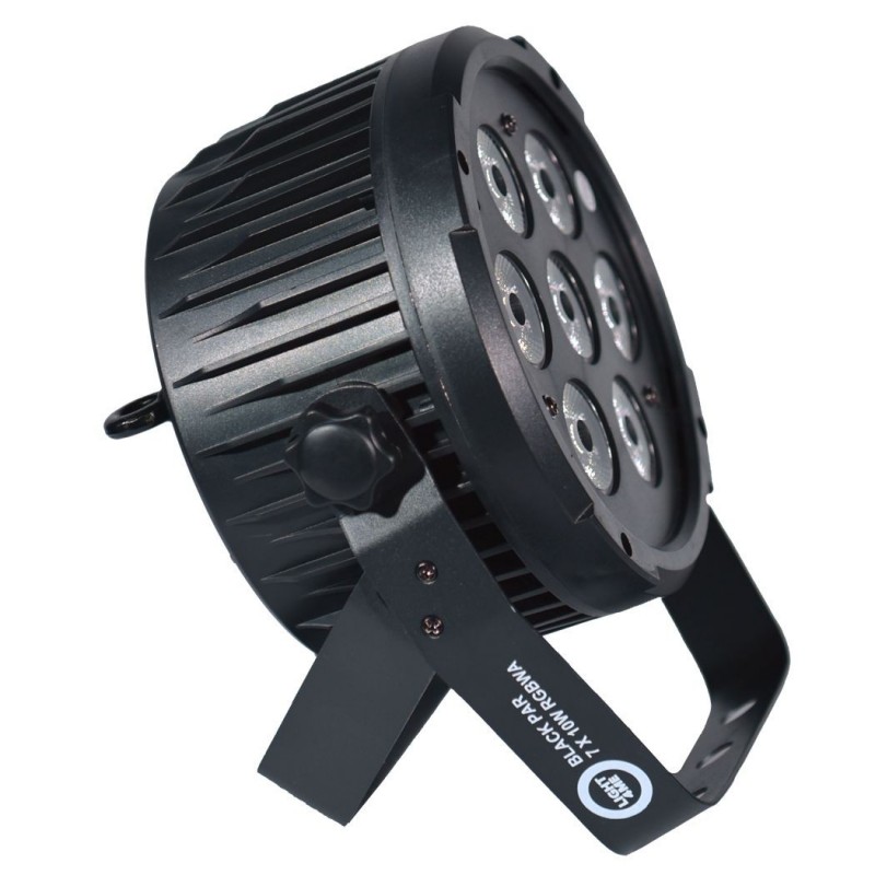 LIGHT4ME BLACK PAR 7x10W RGBWA - Par LED - 3
