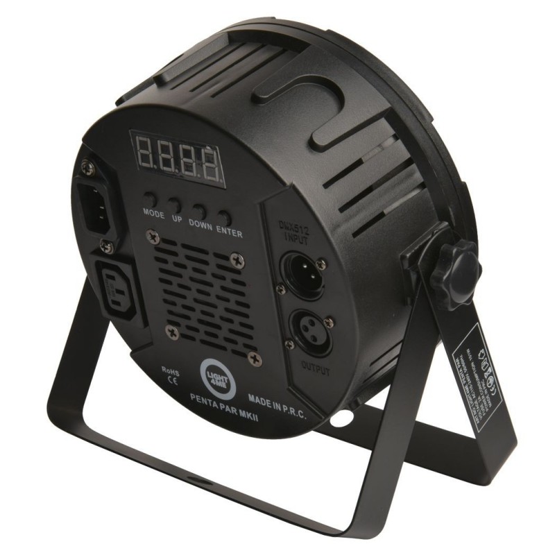 Light4Me Penta PAR 8x12W MKII RGBWA - PAR LED - 6
