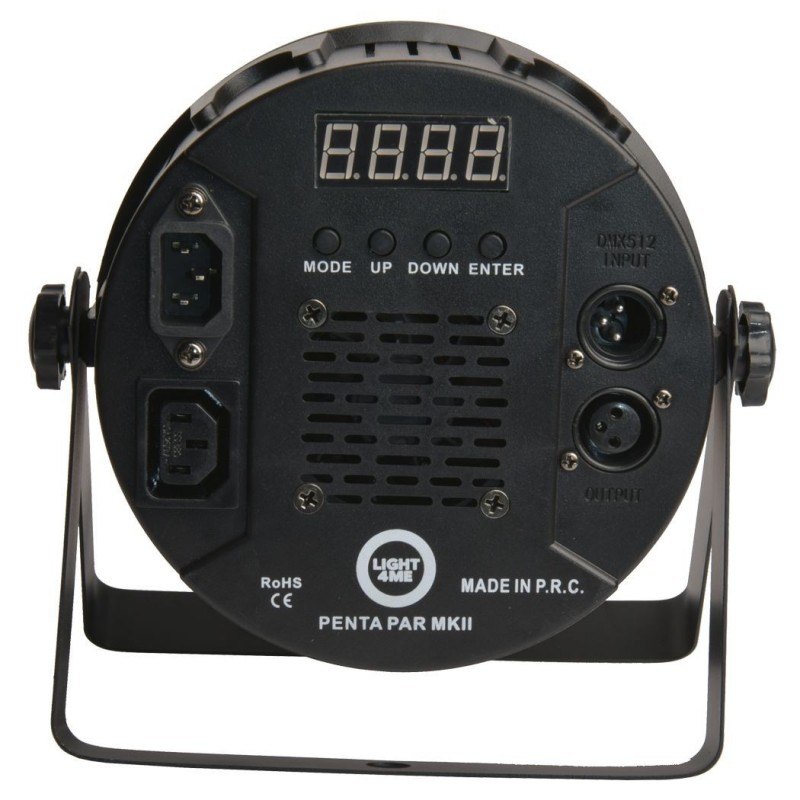 Light4Me Penta PAR 8x12W MKII RGBWA - PAR LED - 7