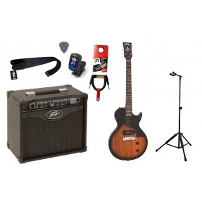 Gitara Elektryczna + Wzmacniacz 15W Kabel Zestaw 162 - 1