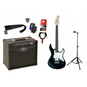 Gitara Elektryczna + Wzmacniacz 15W Kabel Zestaw 192 - 1