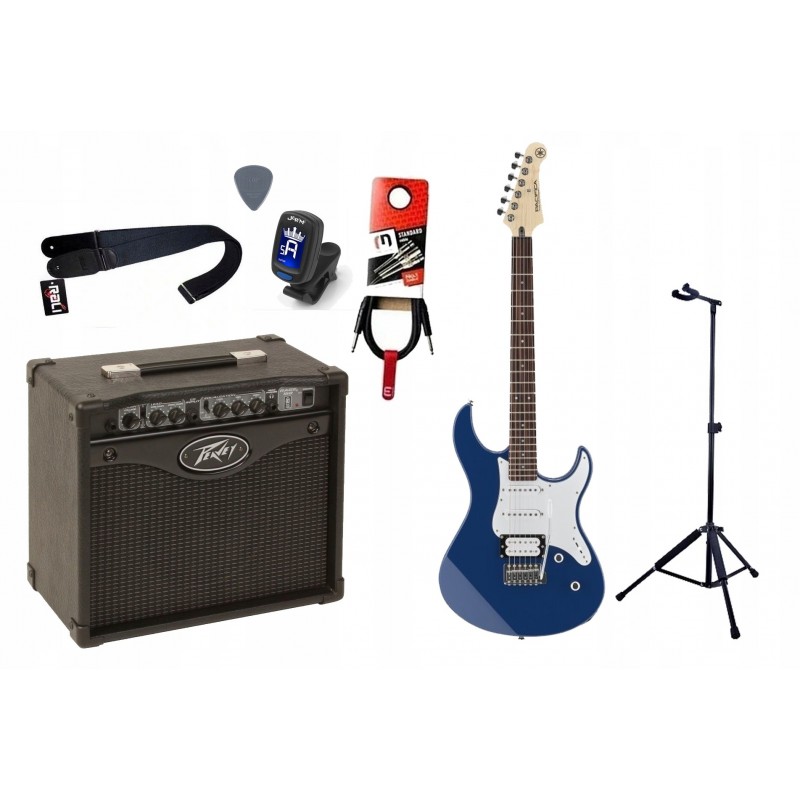 Gitara Elektryczna + Wzmacniacz 15W Kabel Zestaw 193 - 1