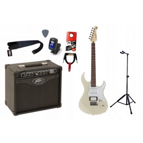 Gitara Elektryczna + Wzmacniacz 15W Kabel Zestaw 194 - 1