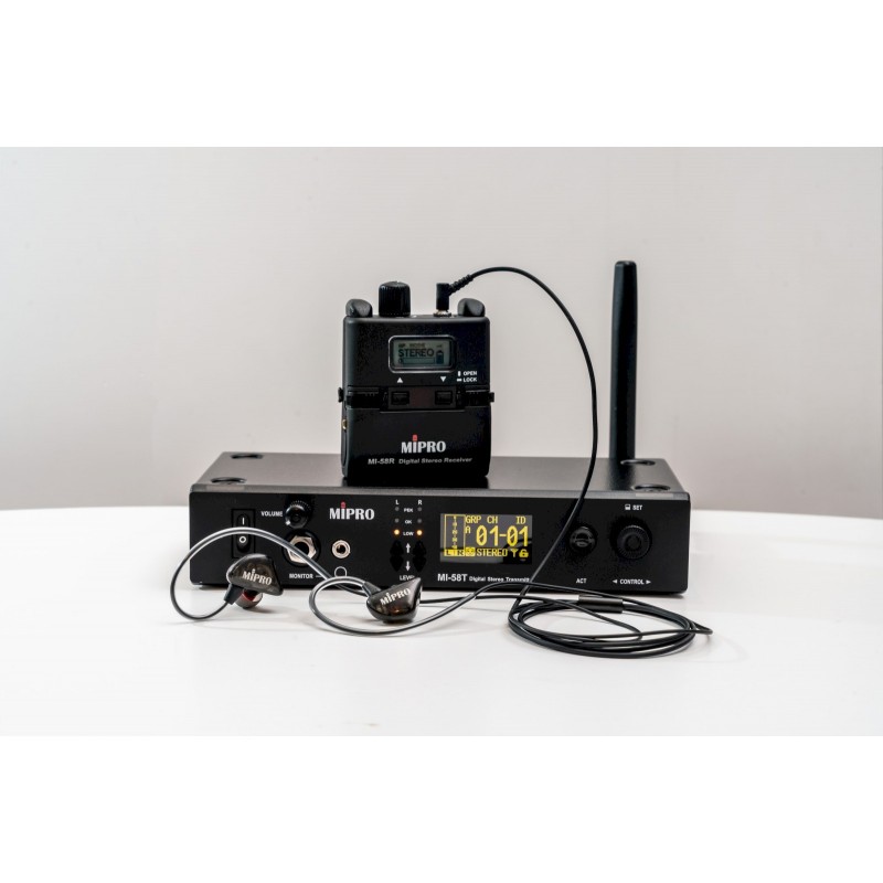 Mipro MI58-SET - zestaw monitoringu dousznego - 2