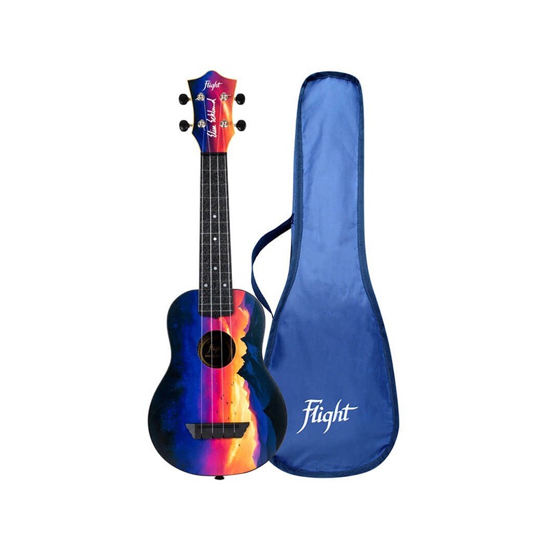 FLIGHT TUS Sunset EE - ukulele sopranowe z pokrowcem - 1