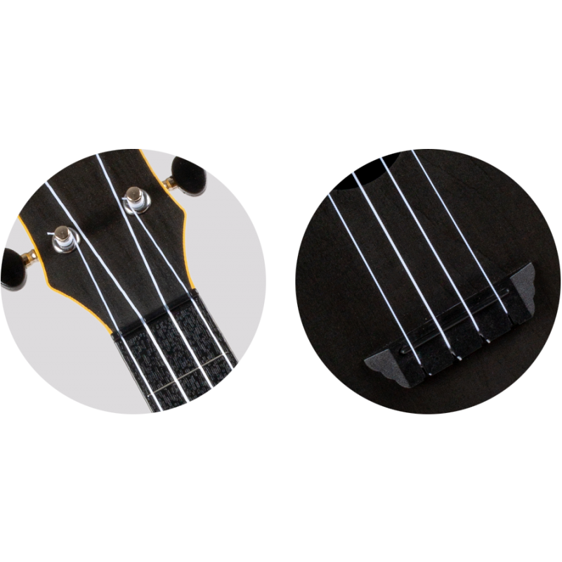 Flight TUC35 BK - ukulele koncertowe + pokrowiec - 5