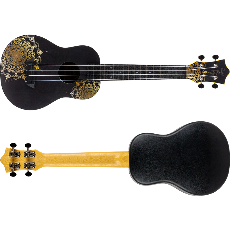 Flight TUC-40 GD MANDALA - ukulele koncertowe + pokrowiec - 4
