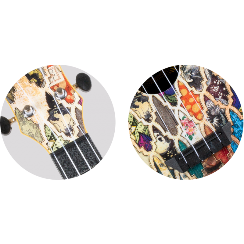 Flight TUC40 GRANADA - ukulele koncertowe + pokrowiec - 5