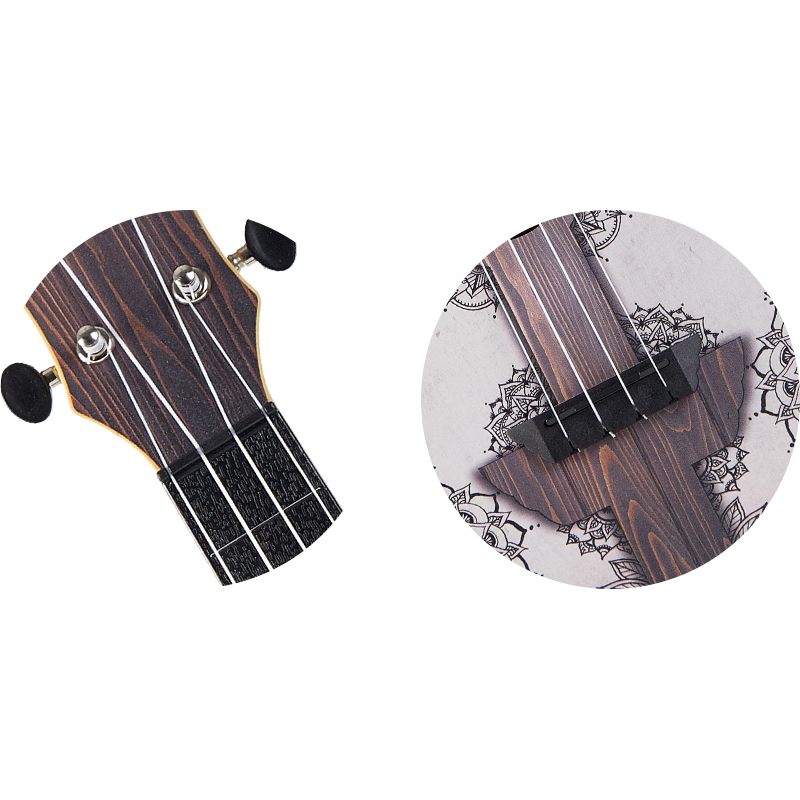 Flight TUC40 MW MANDALA - ukulele koncertowe + pokrowiec - 6