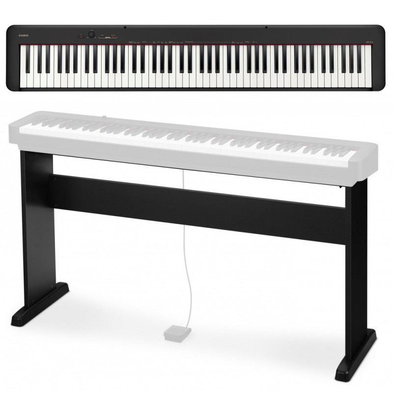 Pianino Cyfrowe Casio CDP-S110 BK + Statyw CS-46 - 2