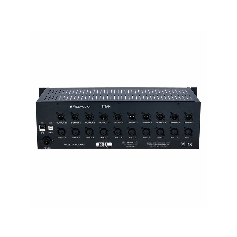 Wes Audio TITAN - 10-gniazdowa obudowa dla modułów serii 500 - 3