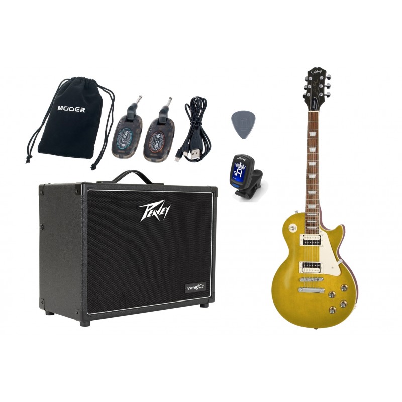 Gitara Elektryczna +Wzmacniacz 20W Zestaw Wireless 211 - 1