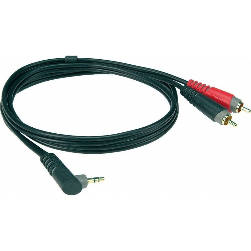 KLOTZ AY7A0200 - Kabel MJsls 2X RCA 2M