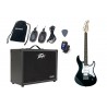 Gitara Elektryczna +Wzmacniacz 20W Zestaw Wireless 248 - 1