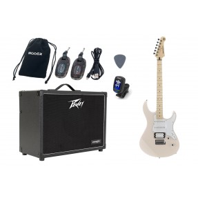 Gitara Elektryczna +Wzmacniacz 20W Zestaw Wireless 252 - 1