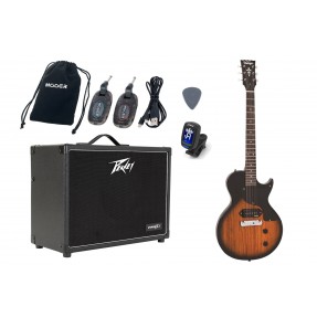 Gitara Elektryczna +Wzmacniacz 20W Zestaw Wireless 255 - 1