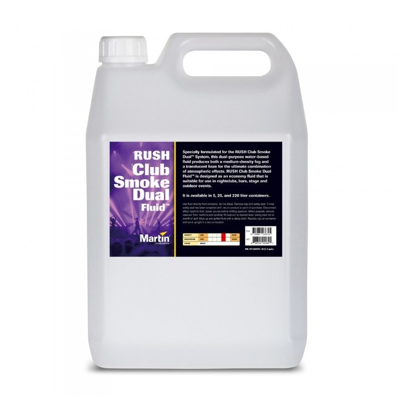 RUSH CLUB SMOKE DUAL FLUID 5 L - płyn do dymu
