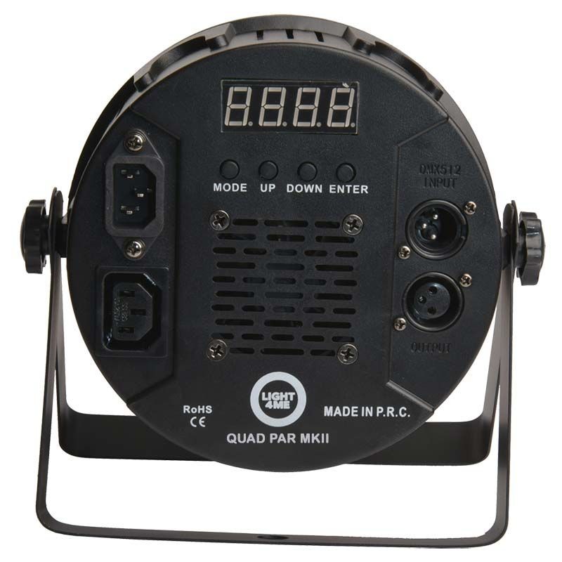 LIGHT4ME Quad PAR 8x10W MKII RGBW - par led slim - 6