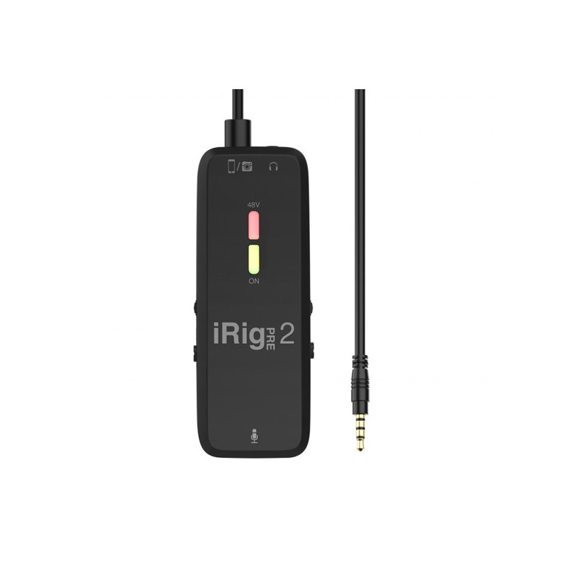 IK Multimedia iRig PRE 2 - Interfejs audio iOS Android DSLR - 1