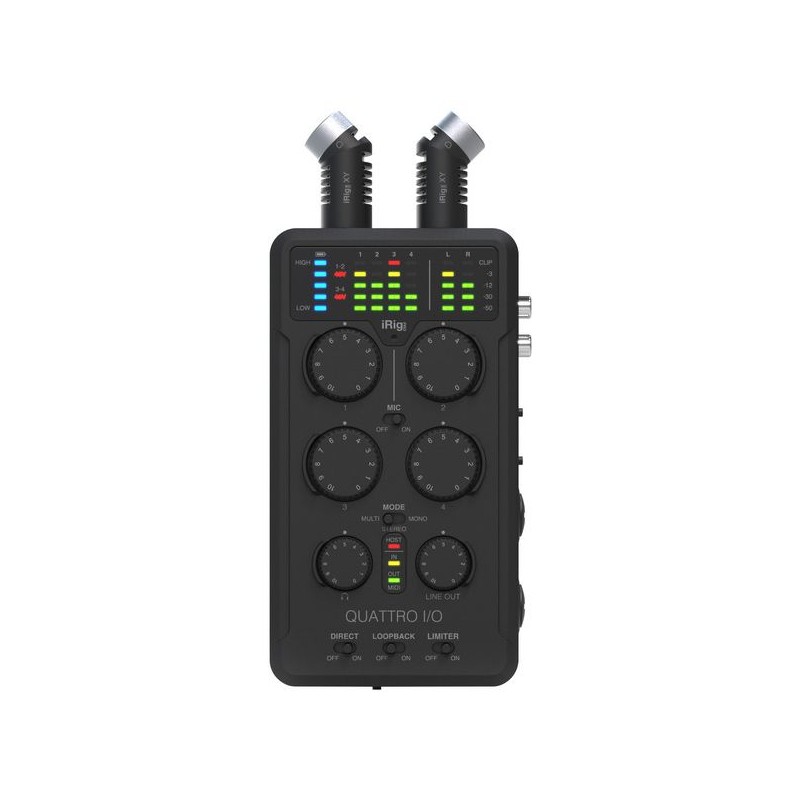 IK Multimedia iRig Pro Quattro I/O Deluxe - interfejs audio - 1