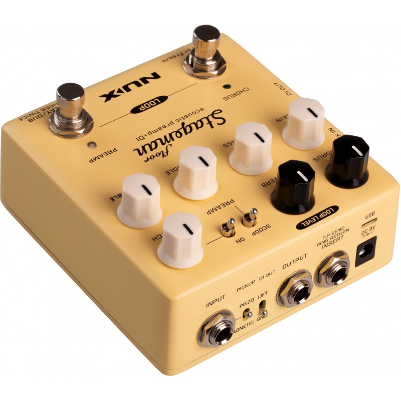 NUX NAP-5 Stageman Floor – preamp akustyczny - 4