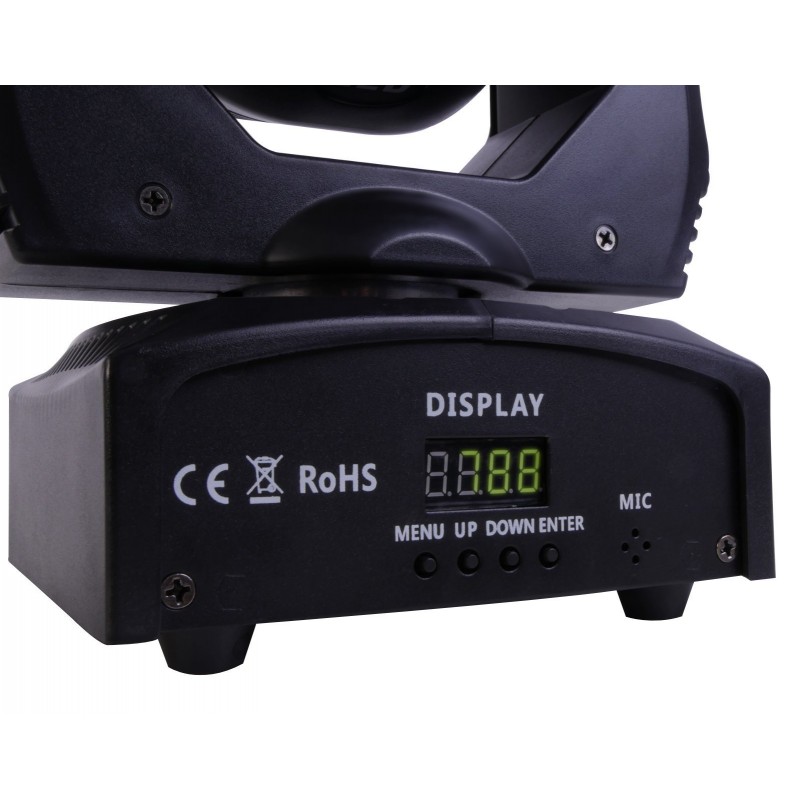 FRACTAL MINI LED SPOT 60 W - głowa ruchoma gobo - 7