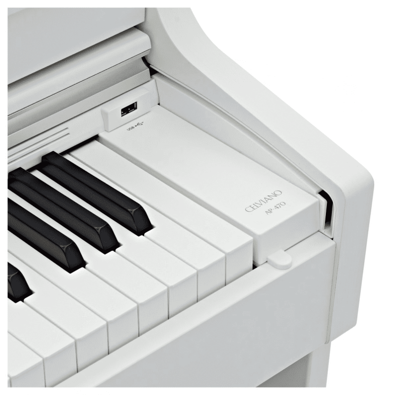 Casio AP-470 WE - białe pianino cyfrowe - 4