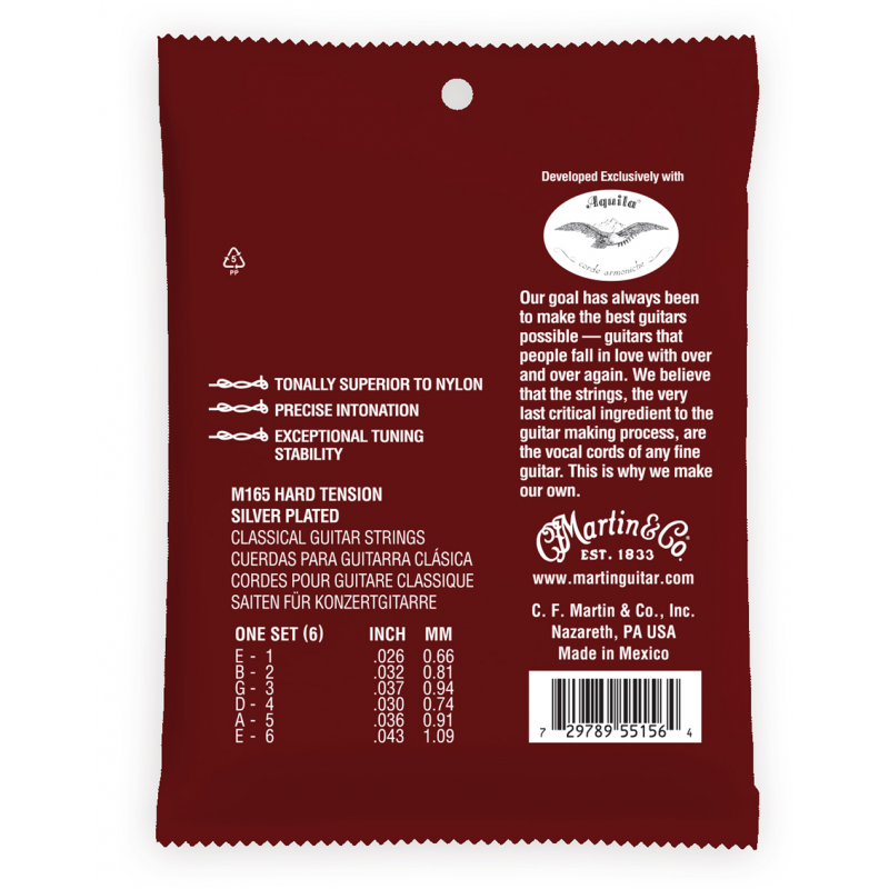Martin M165 - Struny do gitary klasycznej - 2