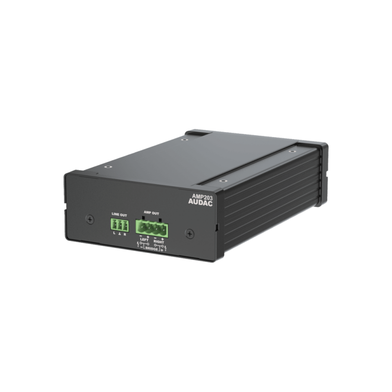 AUDAC AMP203 Dante - mini wzmacniacz stereo - 3