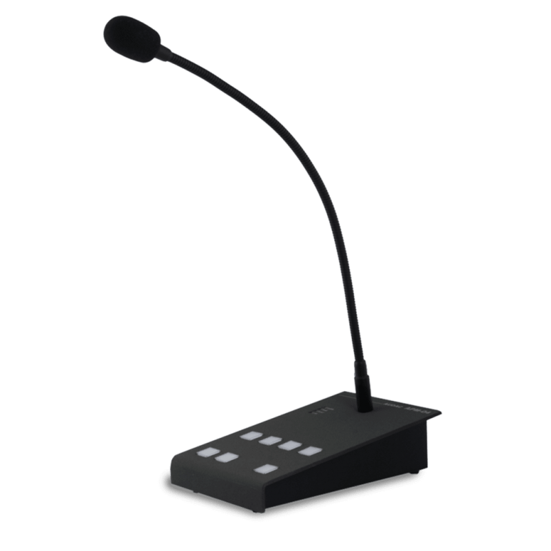 AUDAC APM101MK2 - cyfrowy mikrofon przywoławczy 4 strefy - 1