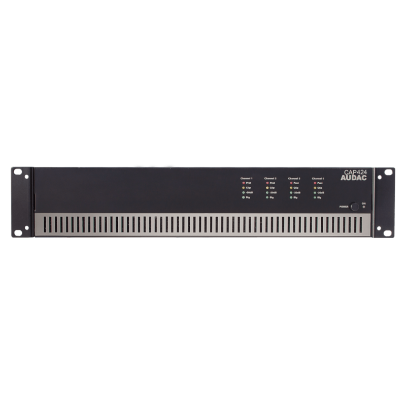AUDAC CAP424 - czterokanałowy wzmacniacz mocy 4x240W 100V - 1