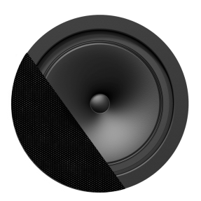 AUDAC CENA706/B SpringFit - głośnik sufitowy 6,5" 8Ω i 100V - wersja czarna - 1