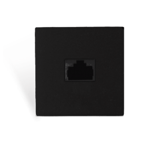 AUDAC CP43ARJ/B - płyta połączeniowa - RJ45 - bticino - wersja czarna - 1