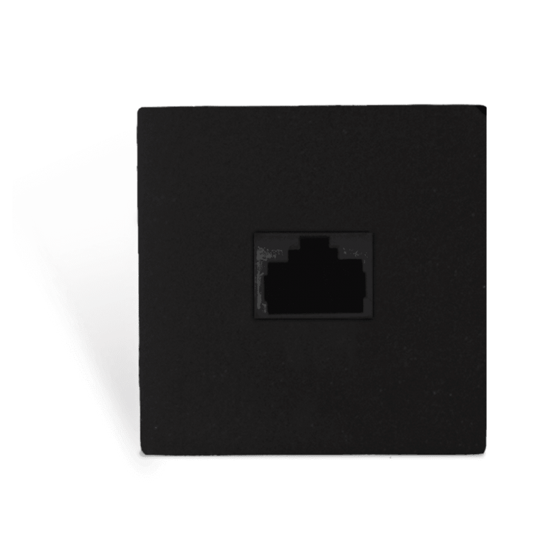 AUDAC CP43ARJ/B - płyta połączeniowa - RJ45 - bticino - wersja czarna - 1