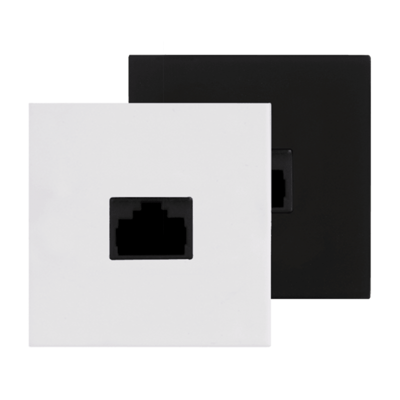 AUDAC CP43ARP/W - płyta połączeniowa - RJ45 + repeater - bticino - wersja biała - 1