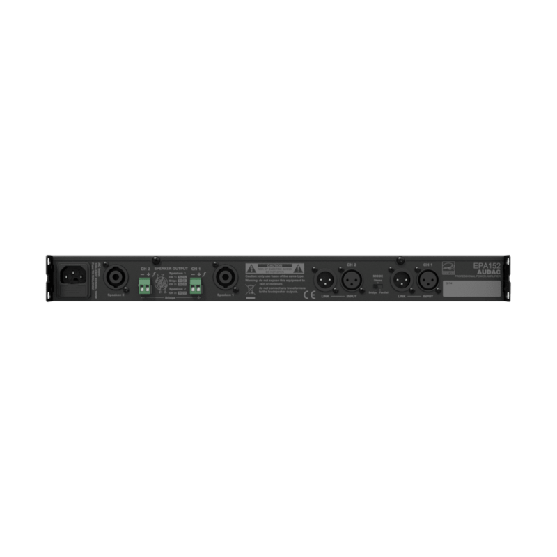AUDAC EPA152 - dwukanałowy wzmacniacz klasy D 2x150W - 2