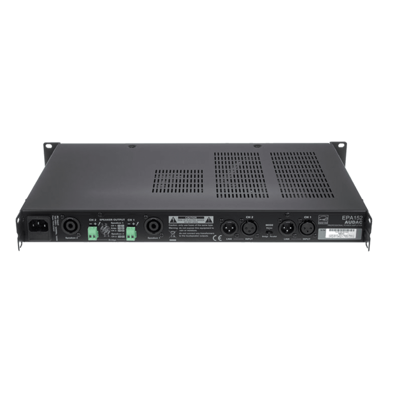 AUDAC EPA152 - dwukanałowy wzmacniacz klasy D 2x150W - 6