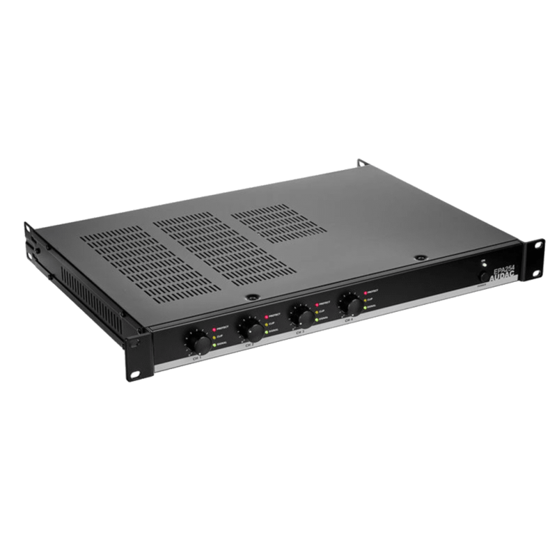 AUDAC EPA254 - czterokanałowy wzmacniacz klasy D 4x250W - zwrotnica - 5