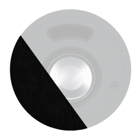 AUDAC GLC02/B - Maskownica do głośnika CELO2 - wersja czarna (RAL9005) - 1