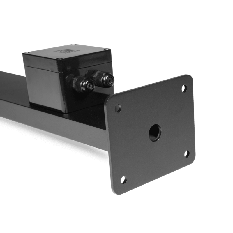 AUDAC MBK556/B - słupek montażowy do głośnika zewnętrznego - wysokość 600 mm - wersja zewnętrzna czarna - 3