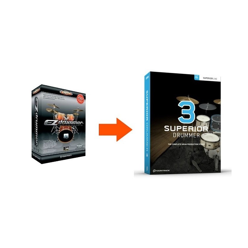 ToonTrack  EZdrummer 2 - Superior Drummer 3 - Crossgrade