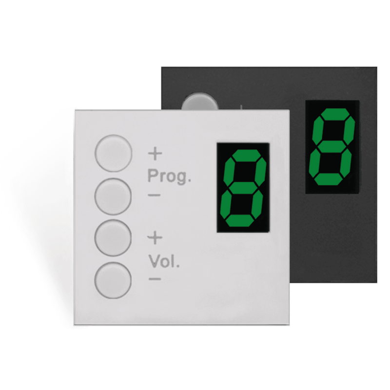 AUDAC MWX45/W - Ścienny panel sterujący - wersja biała - 1