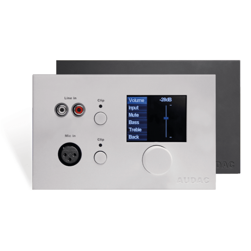 AUDAC MWX65/B - Cyfrowy panel sterujący - wersja czarna - 1