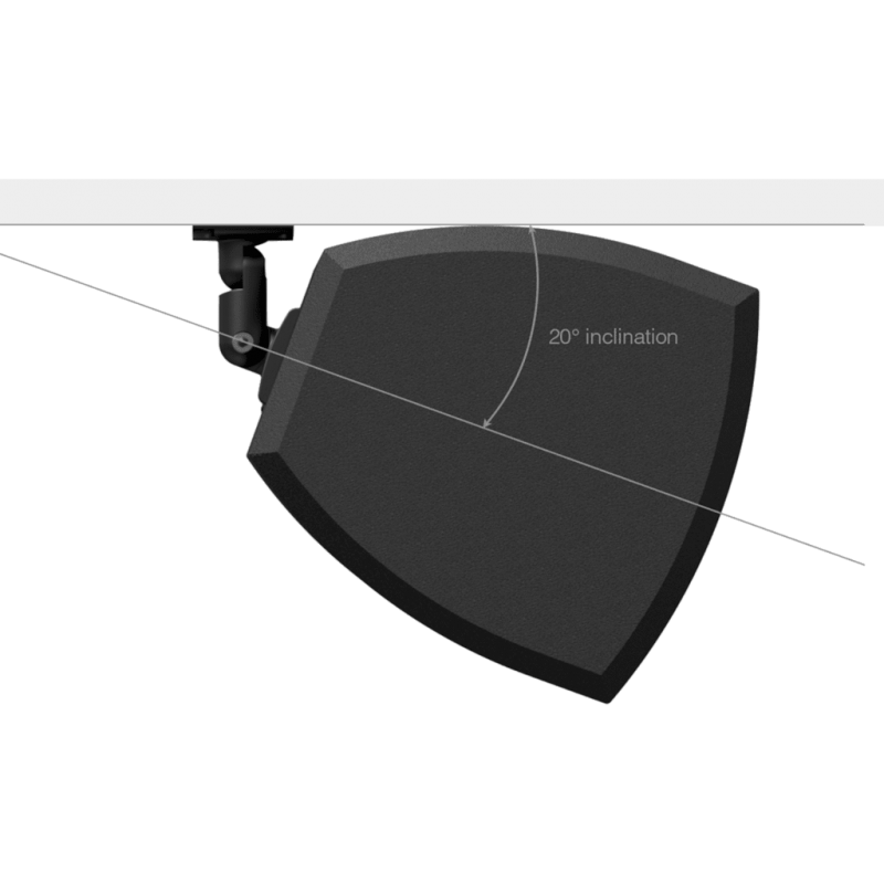 AUDAC VEXO8/B - kompaktowy głośnik dużej mocy 8" - wersja czarna - 2