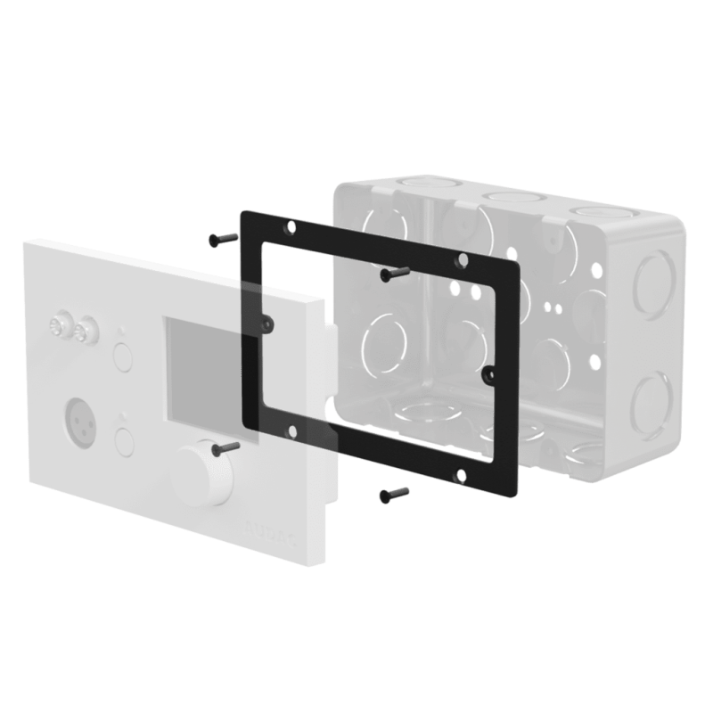 AUDAC WB50/AF - ramka adaptacyjna dla WB50 do 3-gniazdowego standardu amerykańskiego - 2