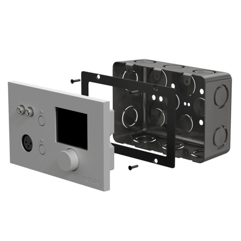 AUDAC WB50/AF - ramka adaptacyjna dla WB50 do 3-gniazdowego standardu amerykańskiego - 3