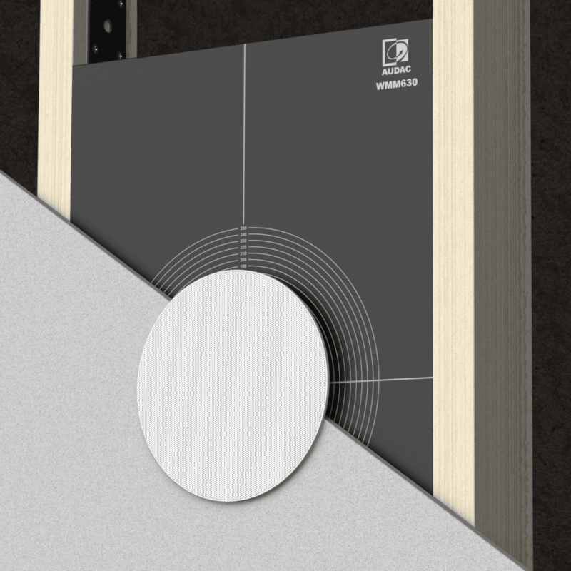 AUDAC WMM630 - puszka do montażu sufitowego/ściennego do głośników podtynkowych - 2