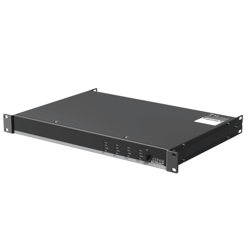 AUDAC CEP408 - wielokanałowy wzmacniacz o mocy 4 Ohm - 3