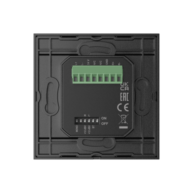 AUDAC WP220/B - Panel naścienny bluetooth, czarny - 3
