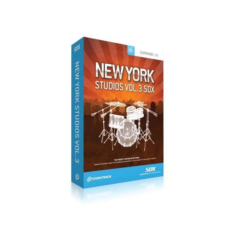 TOONTRACK New York Studios Vol.3 SDX - biblioteka brzmień